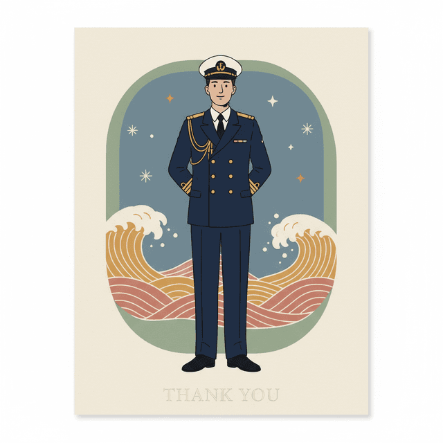 The same card remixed with an Armed Forces tribute